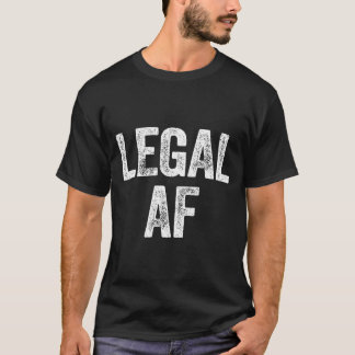 Camiseta Aniversário de 21 anos Legal Af Manga Longa