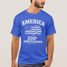 Camiseta Aniversário de 250 anos da América