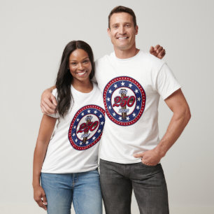 Camiseta Aniversário de 250 anos da América 1776-2026 Cruz 