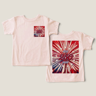 Camiseta Aniversário de 250 anos da América 1776-2026 Fogos