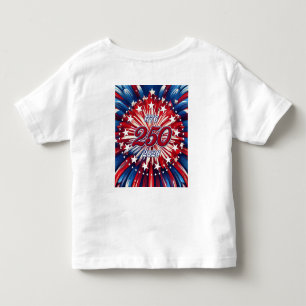 Camiseta Aniversário de 250 anos da América 1776-2026 Fogos