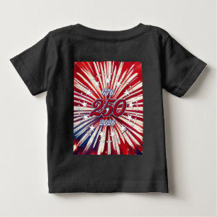 Camiseta Aniversário de 250 anos da América 1776-2026 Fogos