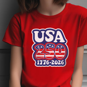Camiseta Aniversário de 250 anos da América - Groovy EUA 25