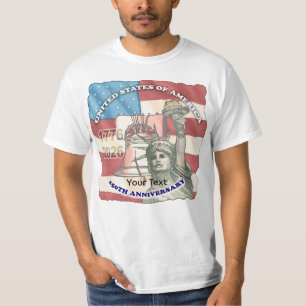Camiseta aniversário de 250 anos dos EUA
