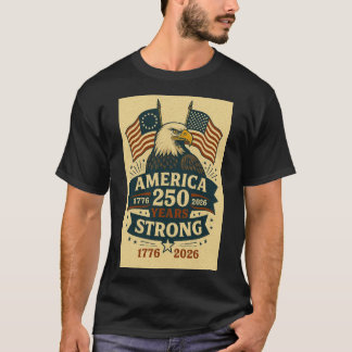 Camiseta Aniversário de 250 anos dos EUA