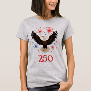 Camiseta Aniversário de 250 anos dos EUA 2026 Semiquincente