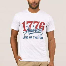 Camiseta Aniversário de 250 anos dos EUA em 1776