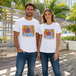 Camiseta Aniversário de 250 anos dos EUA Gráfico de Girasso