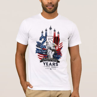 Camiseta Aniversário de 250 anos dos EUA Patriótico 250 Ano