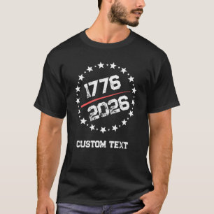 Camiseta Aniversário de 250 anos dos EUA Semiquincentenário