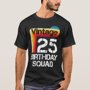 Camiseta Aniversário de 25 anos Vintage 25