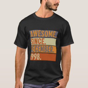 Camiseta Aniversário De 25 De Presente De 25 Anos, Incrível