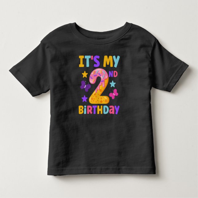 Camiseta Aniversário de 2 anos (Frente)
