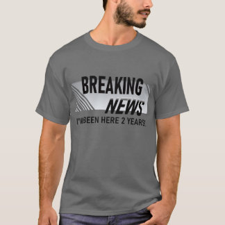 Camiseta Aniversário de 2 Anos de Trabalho Funcionário 2º