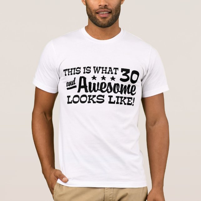 Camiseta Aniversário de 30 anos (Frente)