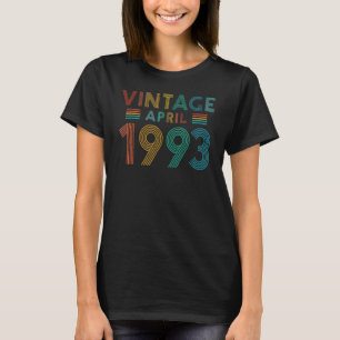 Camiseta aniversário de 30 anos 1993 Vintage 30 de abril