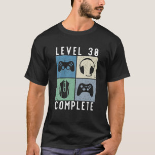 Camiseta aniversário de 30 anos 30 anos de jogos