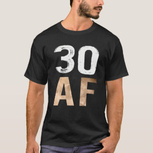 Camiseta aniversário de 30 anos AF - - Tee