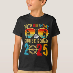 Camiseta aniversário de 30 anos Cruise 2025 Friend Family C