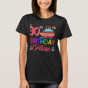 Camiseta aniversário de 30 anos Cruise, 30 Anos De Idade, T