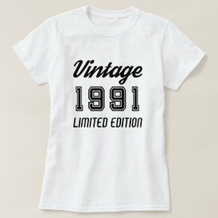 Camiseta Aniversário de 30 anos da Edição Limitada Vinta