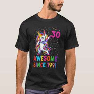 Camiseta aniversário de 30 anos de 30 anos de idade Dabbing