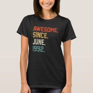 Camiseta aniversário de 30 anos de 30 Anos Incrível Desde J