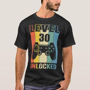 Camiseta Aniversário de 30 anos de game de vídeo engraçado 
