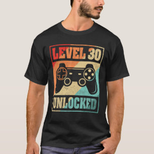 Camiseta Aniversário de 30 anos de Jogador de Vídeo de Cami