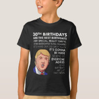 aniversário de 30 anos De Presente Engraçado Camis