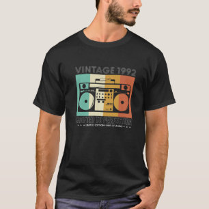 Camiseta Aniversário de 30 anos de rádio Vintage 1992