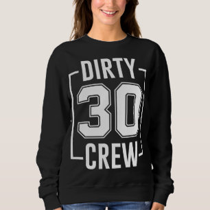 Camiseta Aniversário de 30 anos de Tripulação Suja 30 Fama
