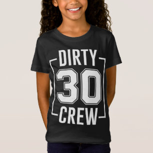 Camiseta Aniversário de 30 anos de Tripulação Suja 30 Fama 