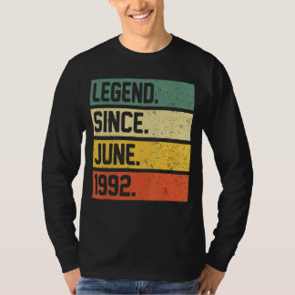 Camiseta aniversário de 30 anos desde junho