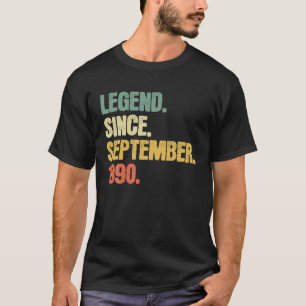 Camiseta Aniversário de 30 anos é fantástico desde setem