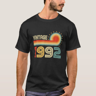 Camiseta aniversário de 30 anos Gift Vintage 1992 Retro Bda