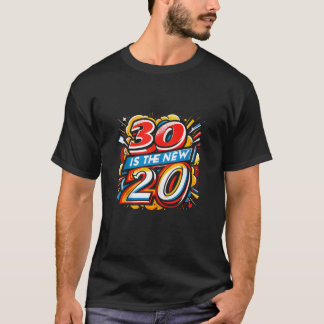 Camiseta aniversário de 30 anos Gifts 30 é o novo gráfico 2