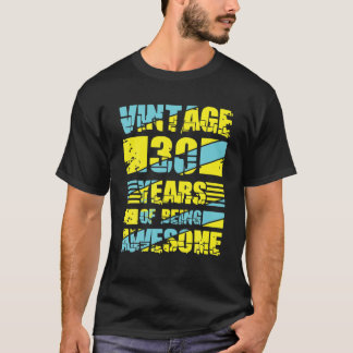 Camiseta aniversário de 30 anos Men aniversário de 30 anos