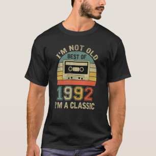 Camiseta aniversário de 30 anos não sou velho, sou o melhor