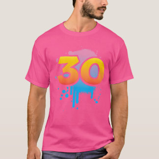 Camiseta aniversário de 30 anos Presente Homens Mulheres Le