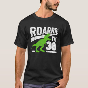Camiseta Aniversário de 30 anos T Engraçado - Dão do Dinoss