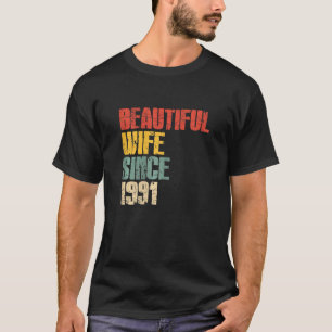 Camiseta Aniversário de 32 anos de casamento para ela, o se