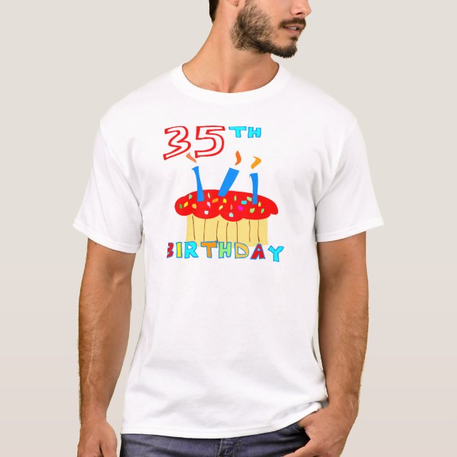 Camiseta Aniversário de 35 anos (Frente)