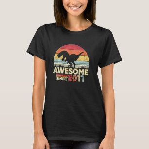 Camiseta aniversário de 3 anos, 3 Anos. T Rex, Incrível Des