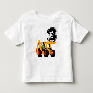 Camiseta Aniversário de 3 anos amarelo feito sob encomenda