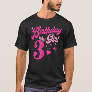 Camiseta aniversário de 3 anos Coroa De 3 Anos