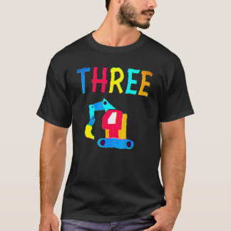 Camiseta aniversário de 3 anos De 3 Anos De Construção De M