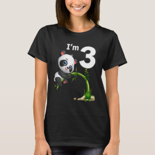 Camiseta aniversário de 3 anos de 3 anos de idade Festa Ani