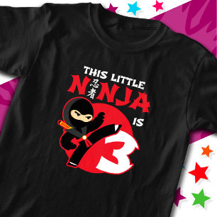 Camiseta aniversário de 3 anos de 3 anos Festa de Crianças