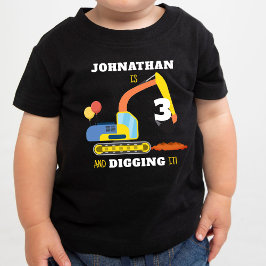 Camiseta Aniversário de 3 anos de construção